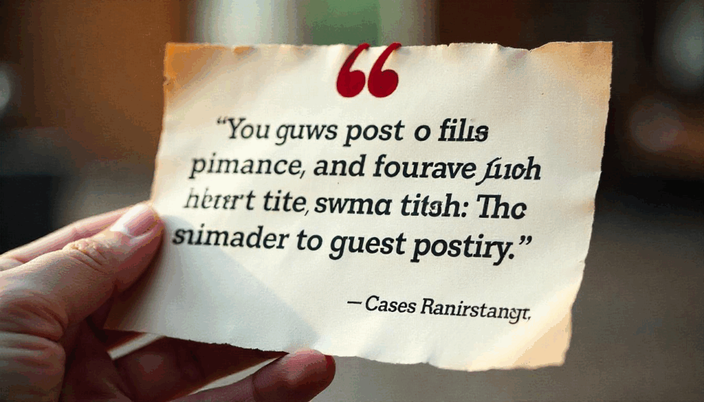 Guest Posting Guest Posting